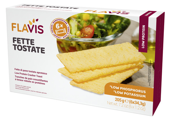 FLAVIS FETTE TOSTATE APROTEICHE 6 PORZIONI DA 34,3 G - Farmacia Murachelli Di Putelli dr. Giovanni