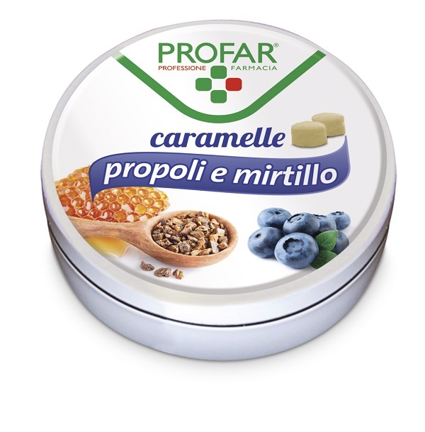 PROFAR CARAMELLE PROPOLI MIRTILLO 40 G - Farmacia Murachelli Di Putelli dr. Giovanni
