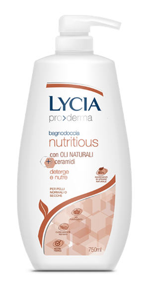 LYCIA PRODERMA BAGNODOCCIA NUTRITIOUS 750 ML - Farmacia Murachelli Di Putelli dr. Giovanni