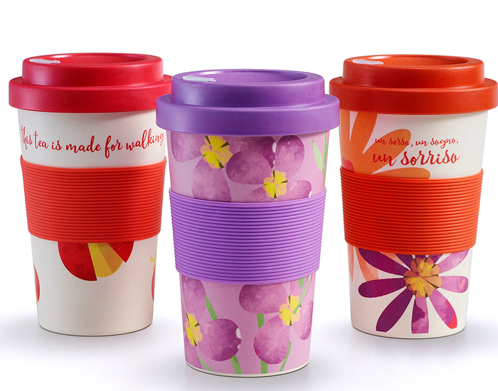 BAMBOO MUG WATERCOLOR COCCINELLE 1 PEZZO - Farmacia Murachelli Di Putelli dr. Giovanni