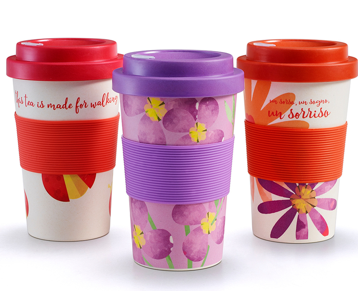 BAMBOO MUG WATERCOLOR VIOLETTE 1 PEZZO - Farmacia Murachelli Di Putelli dr. Giovanni