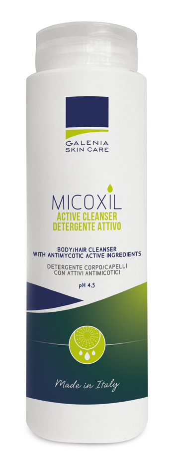 MICOXIL ACTIVE CLEANSER DETERGENTE PER CORPO E CAPELLI PH 4,5 250 ML - Farmacia Murachelli Di Putelli dr. Giovanni