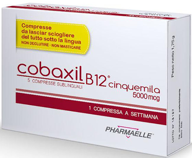 COBAXIL B12 5000MCG 5 COMPRESSE SUBLINGUALI - Farmacia Murachelli Di Putelli dr. Giovanni