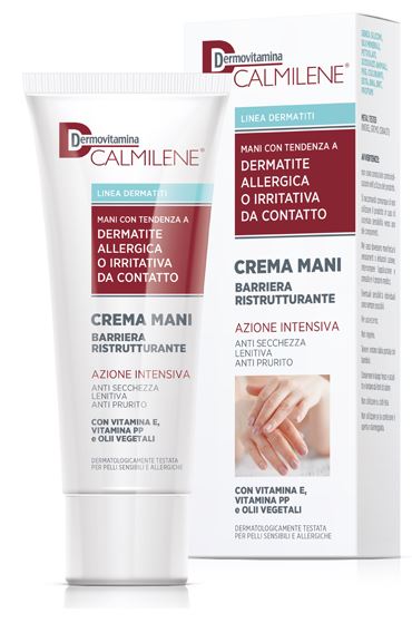 DERMOVITAMINA CALMILENE CREMA MANI BARRIERA RISTRUTTURANTE AZIONE INTENSIVA PER DERMATITE ALLERGICA O IRRITATIVA DA CONTATTO 75 ML - Farmacia Murachelli Di Putelli dr. Giovanni