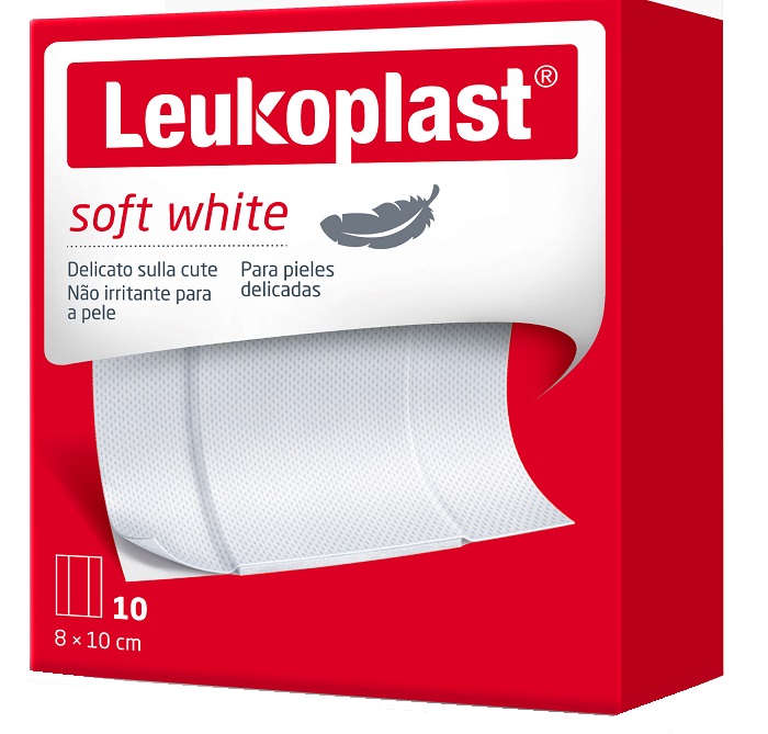 LEUKOPLAST SOFT WHITE 100 X 8 CM 10 PEZZI - Farmacia Murachelli Di Putelli dr. Giovanni