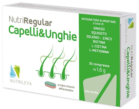 NUTRIREGULAR CAPELLI & UNGHIE 30 COMPRESSE - Farmacia Murachelli Di Putelli dr. Giovanni