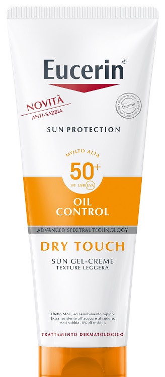 EUCERIN SUN PROTECTION OIL CONTROL DRY TOUCH SPF 50+ SUN GEL CREME 200 ML - Farmacia Murachelli Di Putelli dr. Giovanni