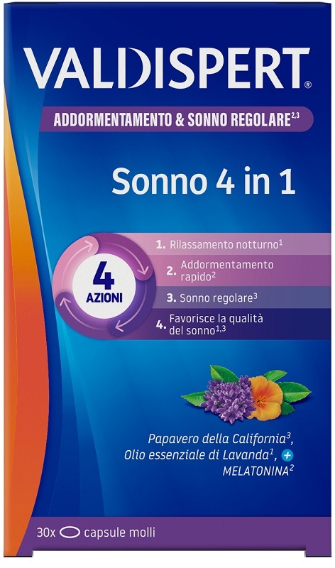 VALDISPERT SONNO 4 IN 1 30 CAPSULE MOLLI - Farmacia Murachelli Di Putelli dr. Giovanni