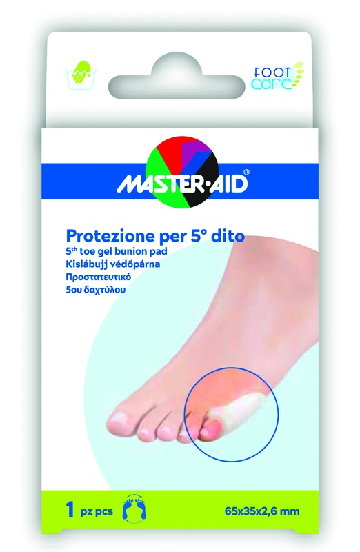 PROTEZIONE IN GEL MASTER-AID FOOTCARE 5 DITO 1 PEZZO C15 - Farmacia Murachelli Di Putelli dr. Giovanni