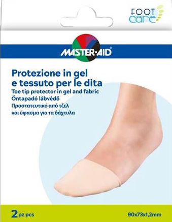 PROTEZIONE IN GEL E TESSUTO MASTER-AID FOOTCARE PUNTA DEI PIEDI 2 PEZZI C16 - Farmacia Murachelli Di Putelli dr. Giovanni