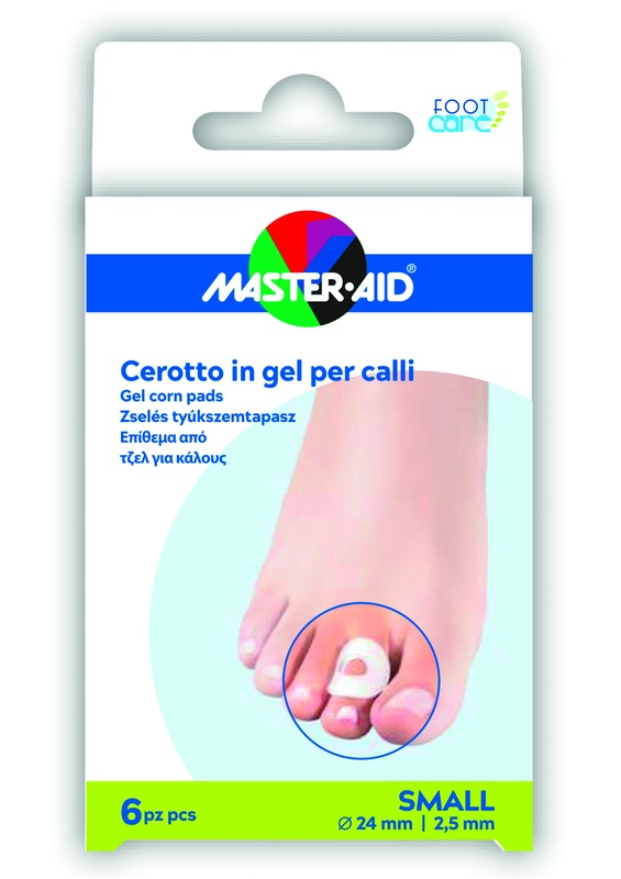 CEROTTO PROTEZIONE CALLI MASTER-AID FOOTCARE IN GEL SMALL 6 PEZZI B10 - Farmacia Murachelli Di Putelli dr. Giovanni