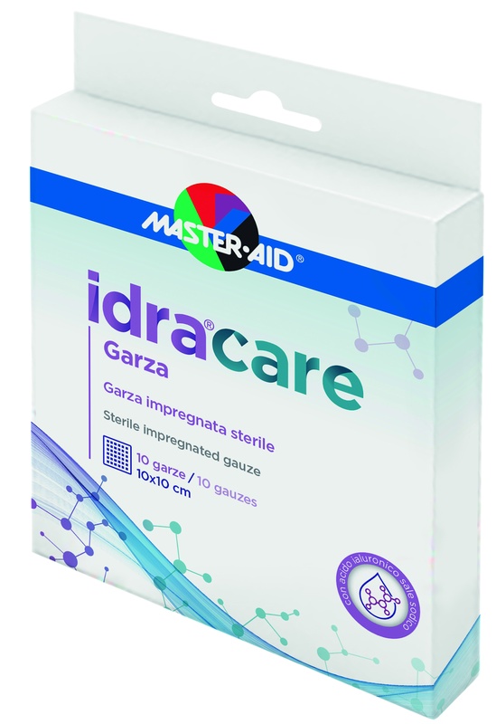 MASTER-AID IDRACARE GARZA IMPREGNATA 10X10 CM 10 PEZZI - Farmacia Murachelli Di Putelli dr. Giovanni