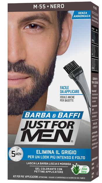 JUST FOR MEN BARBA & BAFFI M55 NERO 51 G - Farmacia Murachelli Di Putelli dr. Giovanni