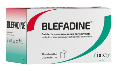 BLEFADINE 14 SALVIETTE MONOUSO PER DETERSIONE PERIOCULARE - Farmacia Murachelli Di Putelli dr. Giovanni