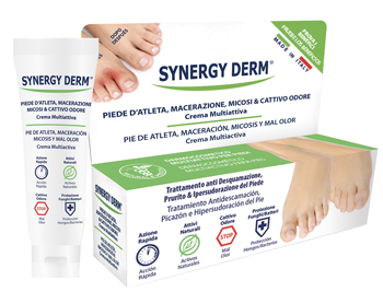 SYNERGY DERM CREMA PIEDE ATLETA MACERAZIONE SUDORE - Farmacia Murachelli Di Putelli dr. Giovanni