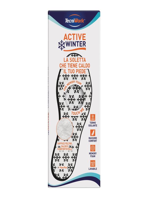 SOLETTE MEMORY FOAM ACTIVE WINTER 38 - Farmacia Murachelli Di Putelli dr. Giovanni
