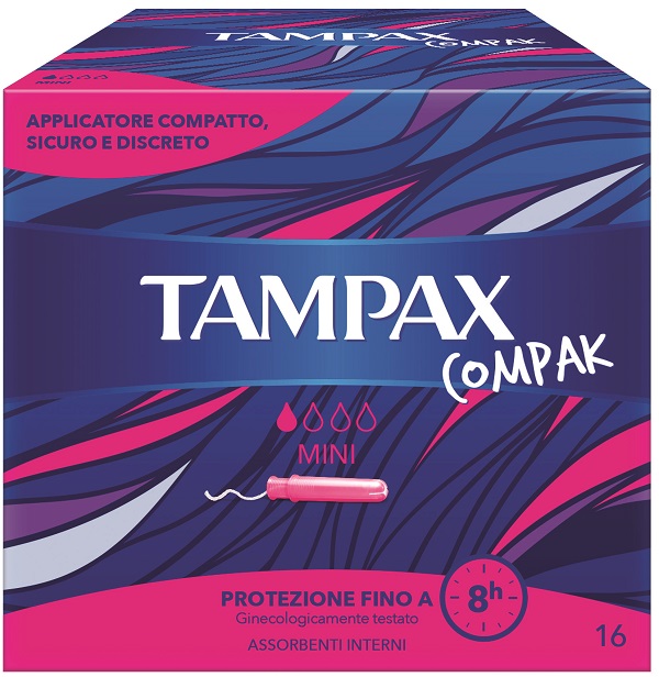 TAMPAX COMPAK ASSORBENTE INTERNO MINI 16 PEZZI - Farmacia Murachelli Di Putelli dr. Giovanni