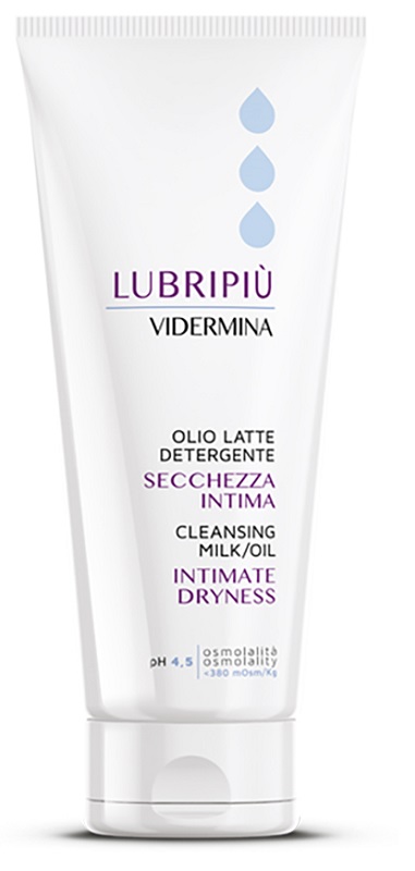 VIDERMINA LUBRIPIU' OLIO LATTE DETERGENTE SECCHEZZA INTIMA 200 ML - Farmacia Murachelli Di Putelli dr. Giovanni