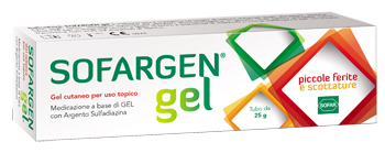 MEDICAZIONE IN GEL SOFARGEN TUBO 25 G - Farmacia Murachelli Di Putelli dr. Giovanni