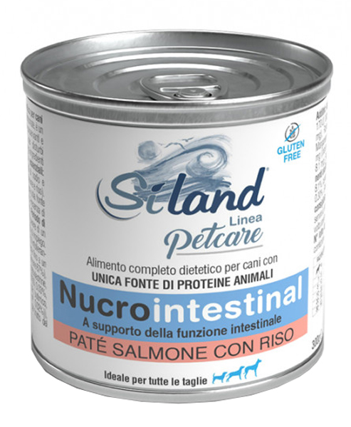 SILAND NUCROINTESTINAL UMIDO CANE SALMONE/RISO 300 G - Farmacia Murachelli Di Putelli dr. Giovanni