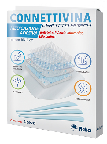 CEROTTO CONNETTIVINA HITECH 10 X 10 CM 4 PEZZI - Farmacia Murachelli Di Putelli dr. Giovanni