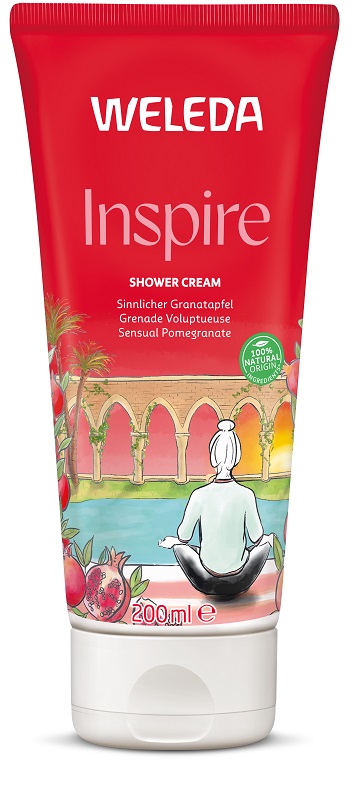 WELEDA INSPIRE DOCCIA CREMOSA MELOGRANO 200 ML - Farmacia Murachelli Di Putelli dr. Giovanni