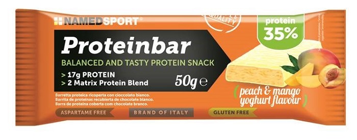 PROTEINBAR PEACH & MANGO YOGHURT 50 G - Farmacia Murachelli Di Putelli dr. Giovanni