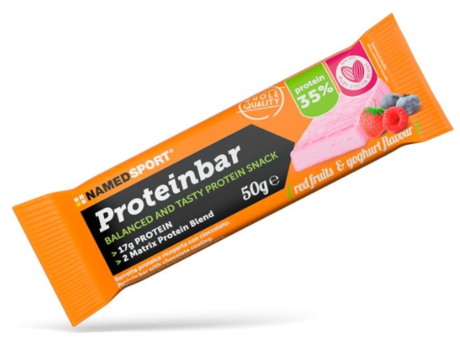 PROTEINBAR RED FRUITS & YOGHURT BARRETTA 50 G - Farmacia Murachelli Di Putelli dr. Giovanni