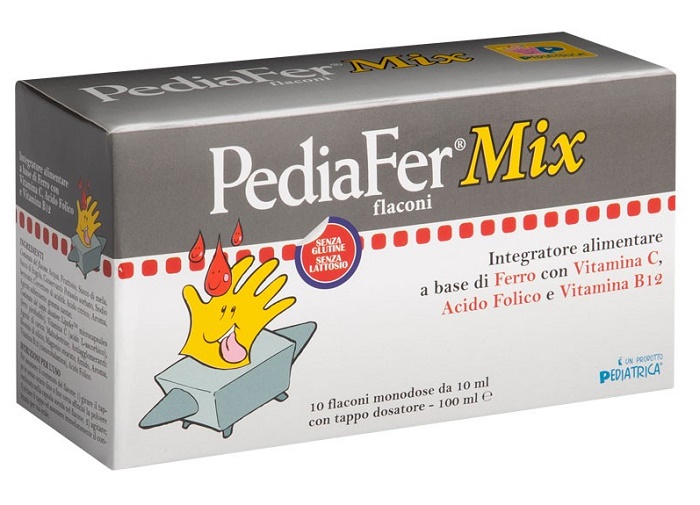 PEDIAFER MIX 10 FLACONI DA 10 ML - Farmacia Murachelli Di Putelli dr. Giovanni