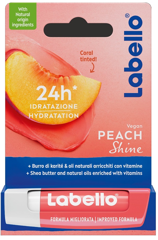 LABELLO PEACH SHINE 5 G - Farmacia Murachelli Di Putelli dr. Giovanni