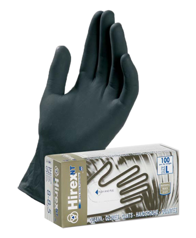 GUANTI NITRILE BLACK SENZA POLVERE S AMBIDESTRO 100 PEZZI NON STERILE - Farmacia Murachelli Di Putelli dr. Giovanni