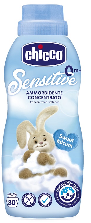 CHICCO SENSITIVE 0M+ AMMORBIDENTE CONCENTRATO SWEET TALCUM 750 ML - Farmacia Murachelli Di Putelli dr. Giovanni