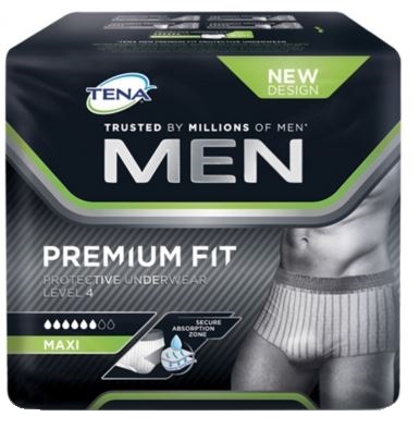 MUTANDINA ASSORBENTE MASCHILE TENA MEN PREMIUM FIT LIVELLO 4 S/M 10 PEZZI - Farmacia Murachelli Di Putelli dr. Giovanni