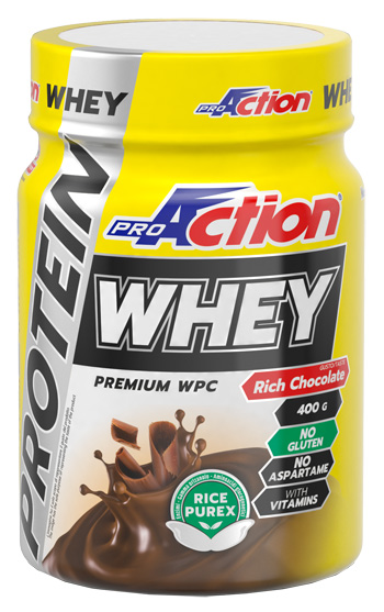 PROACTION WHEY RICH CHOCOLATE 400 G - Farmacia Murachelli Di Putelli dr. Giovanni