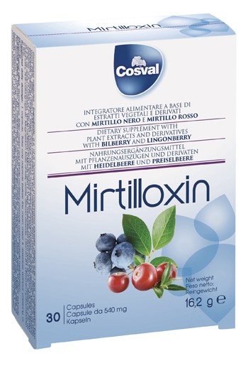 MIRTILLOXIN 30 CAPSULE - Farmacia Murachelli Di Putelli dr. Giovanni