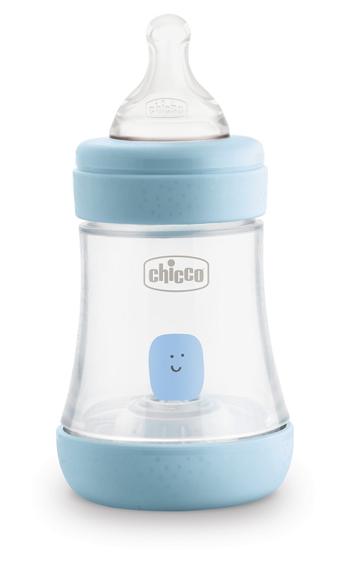 CHICCO BIBERON PERFECT 5 BOY 150 ML IN SILICONE 1 FORO - Farmacia Murachelli Di Putelli dr. Giovanni