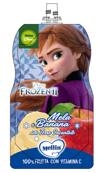 POUCH DISNEY FROZEN MELA BANANA 110 G - Farmacia Murachelli Di Putelli dr. Giovanni