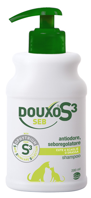 DOUXO S3 SEB SHAMPOO FLACONE 200 ML - Farmacia Murachelli Di Putelli dr. Giovanni