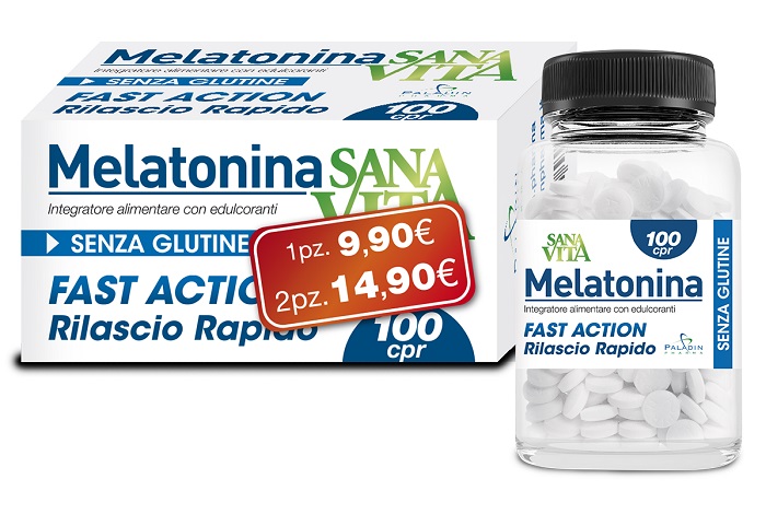SANAVITA MELATONINA 100 COMPRESSE - Farmacia Murachelli Di Putelli dr. Giovanni