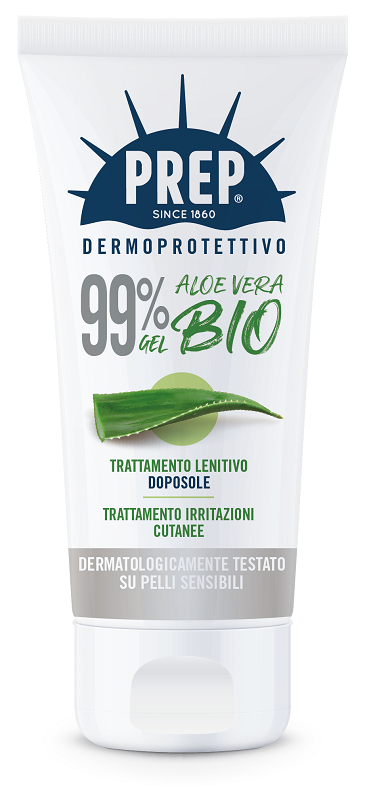 PREP DERMOPROTETTIVO 99% GEL ALOE VERA BIO TRATTAMENTO LENITIVO DOPOSOLE IRRITAZIONI CUTANEE 150 ML - Farmacia Murachelli Di Putelli dr. Giovanni