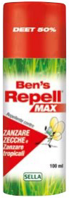 BEN'S REPELLENTE BIOCIDA 50% 100 ML - Farmacia Murachelli Di Putelli dr. Giovanni