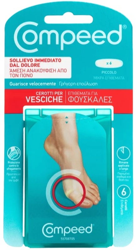 COMPEED CEROTTI PER VESCICHE PICCOLO 6 PEZZI - Farmacia Murachelli Di Putelli dr. Giovanni
