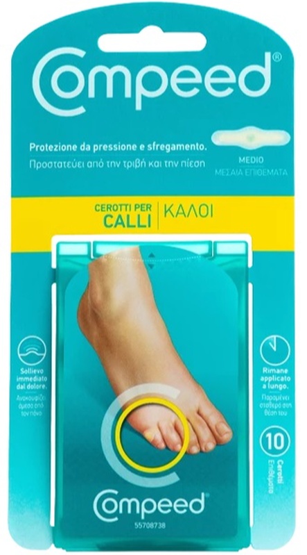COMPEED CEROTTI PER CALLI MEDIO 10 PEZZI - Farmacia Murachelli Di Putelli dr. Giovanni
