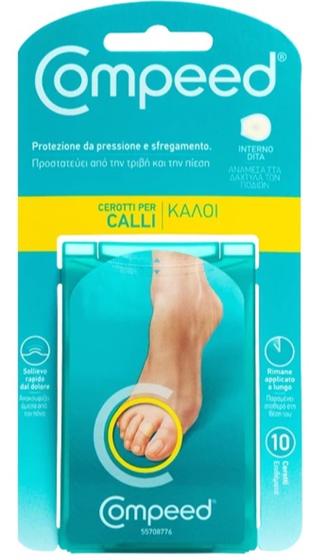 COMPEED CEROTTI PER CALLI INTERNO DITA 10 PEZZI - Farmacia Murachelli Di Putelli dr. Giovanni