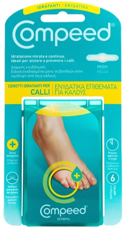 COMPEED CEROTTI PER CALLI IDRATANTI 6 PEZZI - Farmacia Murachelli Di Putelli dr. Giovanni