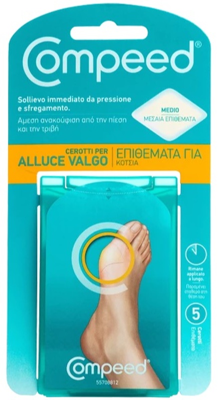 COMPEED CEROTTI PER ALLUCE VALGO 5 PEZZI - Farmacia Murachelli Di Putelli dr. Giovanni