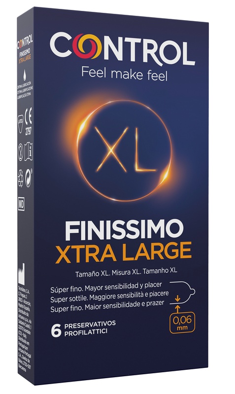 CONTROL FINISSIMO XTRA LARGE 6 PEZZI - Farmacia Murachelli Di Putelli dr. Giovanni