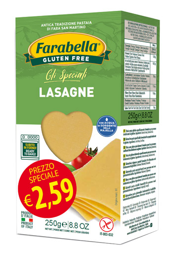 FARABELLA LASAGNA PROMO 250 G X 6 PEZZI - Farmacia Murachelli Di Putelli dr. Giovanni