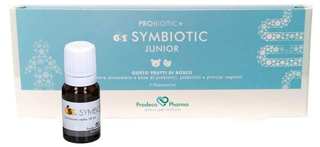 PROBIOTIC+ GSE SYMBYOTIC JUNIOR FRUTTI DI BOSCO 7 FLACONCINI - Farmacia Murachelli Di Putelli dr. Giovanni