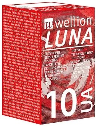 WELLION STRISCE PER LA DETERMINAZIONE DELL'ACIDO URICO 10 PEZZI - Farmacia Murachelli Di Putelli dr. Giovanni